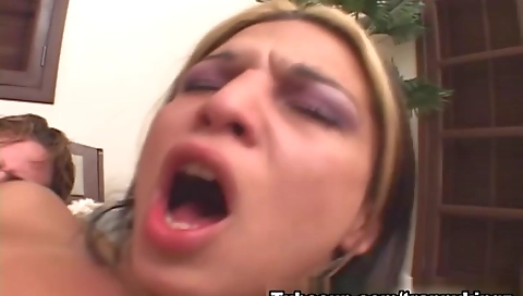Hot chick fucks like a slut