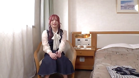 Cherry and a dildo  pretend